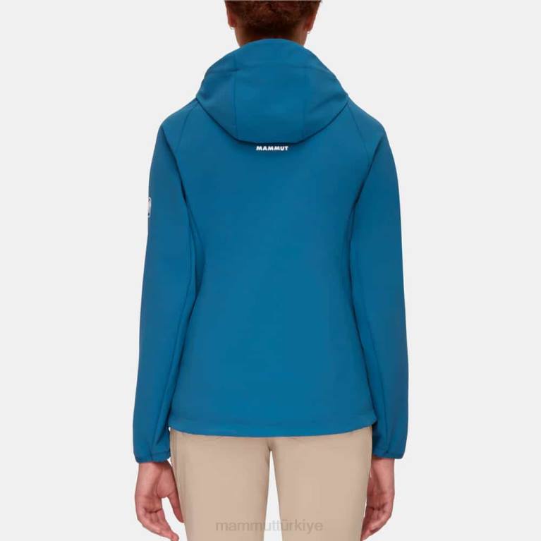 Mammut Nihai rahatlık yani kapüşonlu ceket Giyim derin buz kadınlar LV8J666