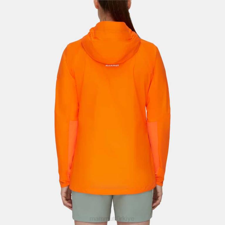 Mammut aenergy wb kapüşonlu ceket Giyim koyu mandalina kadınlar LV8J641