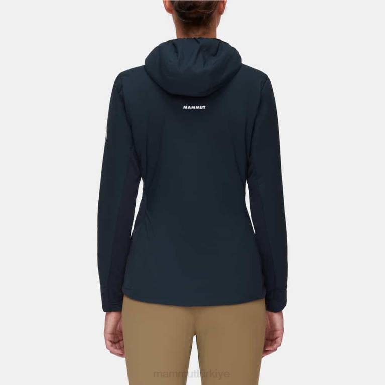 Mammut esnek kapüşonlu cekette kırağı ışığı Giyim deniz kadınlar LV8J75
