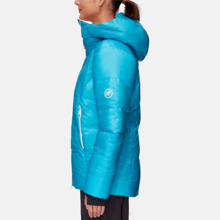 Mammut kapüşonlu ceketli eigerjoch pro Giyim gökyüzü kadınlar LV8J712