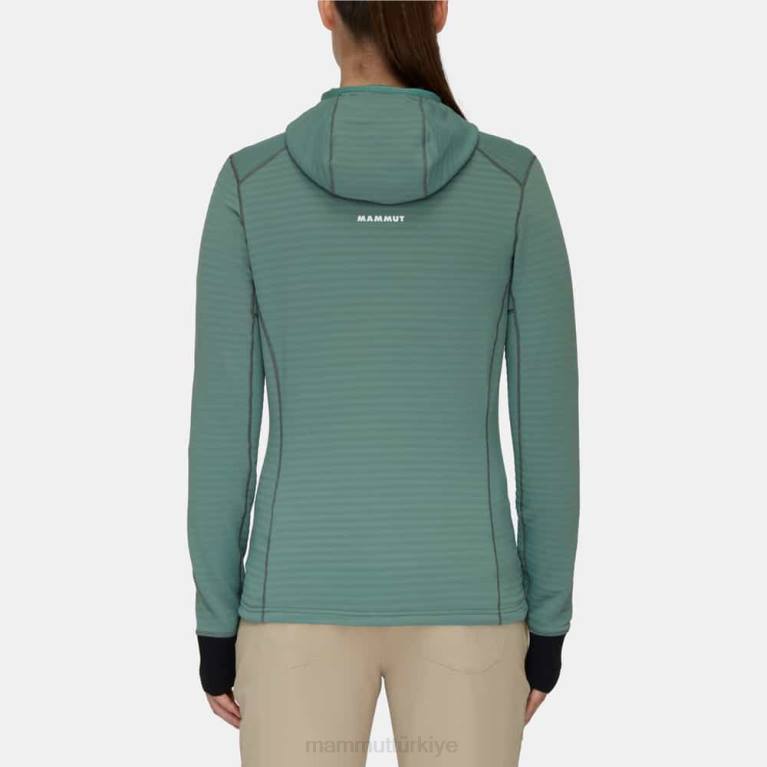 Mammut taiss hafif ml kapüşonlu ceket Giyim koyu yeşim-siyah kadınlar LV8J986
