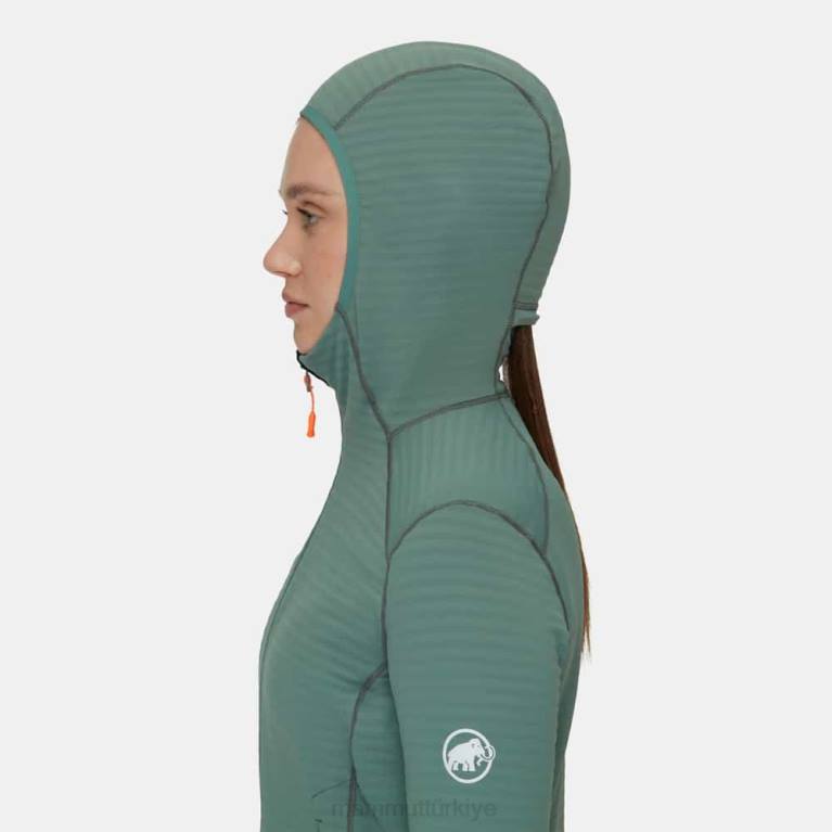 Mammut taiss hafif ml kapüşonlu ceket Giyim koyu yeşim-siyah kadınlar LV8J986