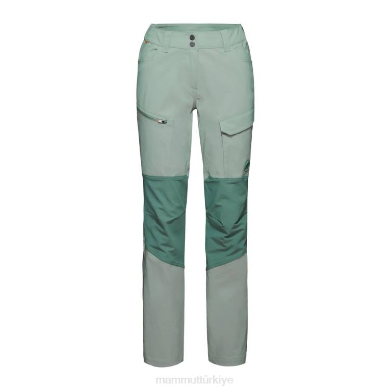 Mammut zinal hibrit pantolon Giyim yeşim-koyu yeşim kadınlar LV8J829