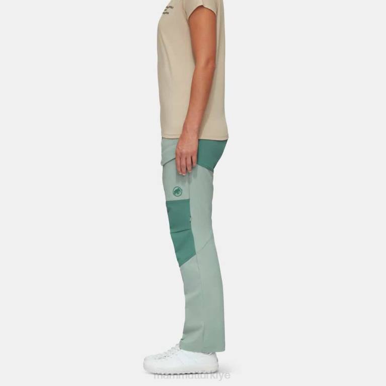 Mammut zinal hibrit pantolon Giyim yeşim-koyu yeşim kadınlar LV8J829
