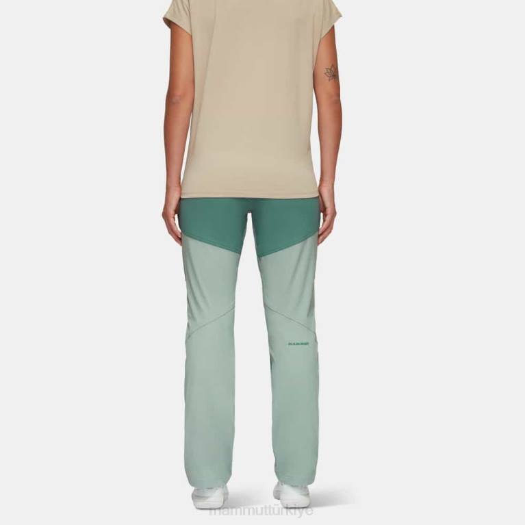 Mammut zinal hibrit pantolon Giyim yeşim-koyu yeşim kadınlar LV8J829