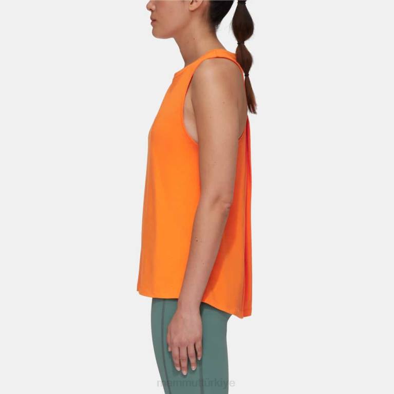 Mammut massone kolsuz bluz yama Giyim koyu mandalina kadınlar LV8J154