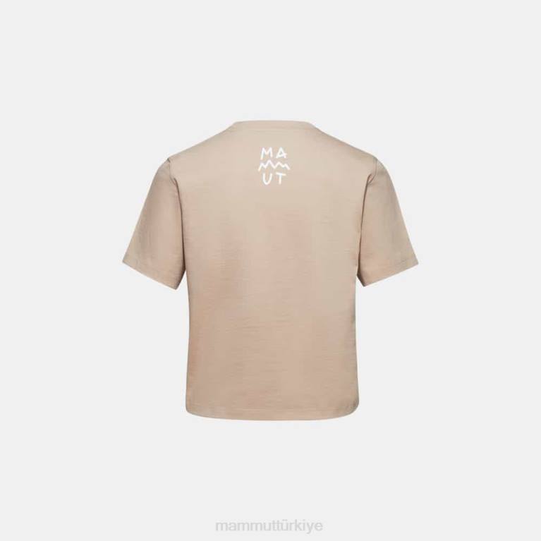 Mammut Massone t-shirt yazı kırpılmış Giyim savana kadınlar LV8J1093