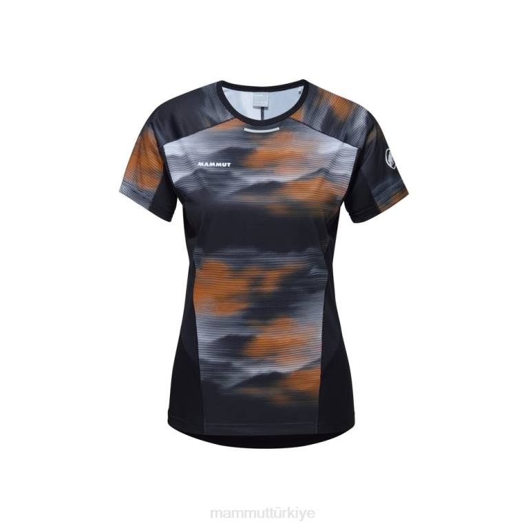 Mammut aenergy fl t-shirt ışık fader Giyim siyah kadınlar LV8J105
