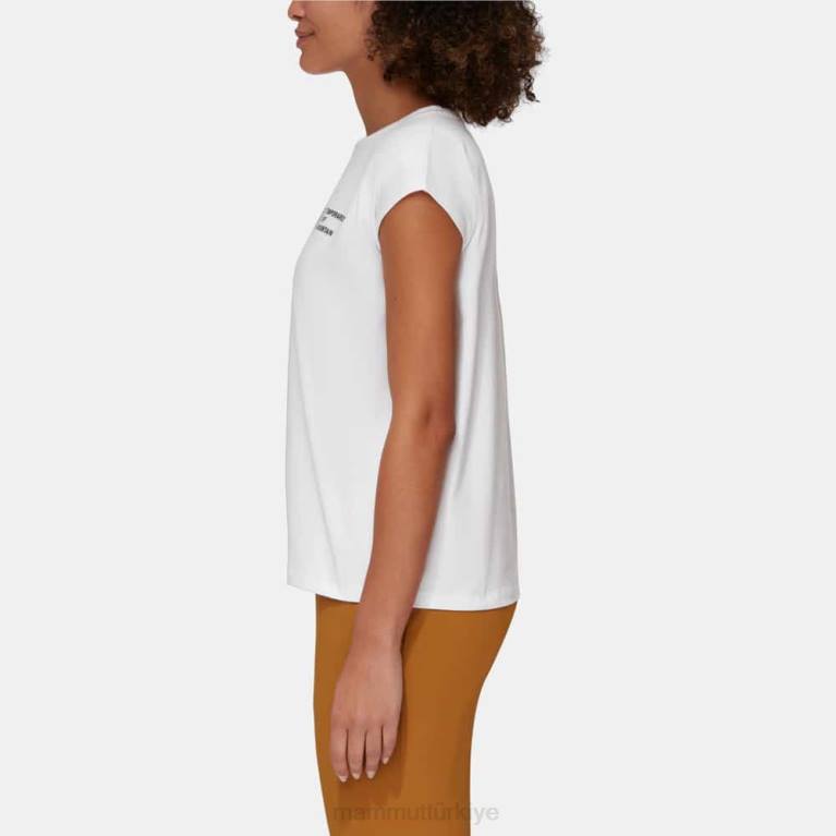 Mammut dağ tişörtü Giyim beyaz kadınlar LV8J263