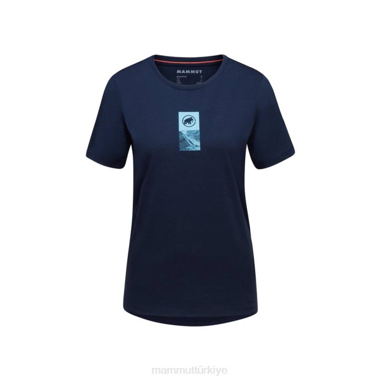 Mammut çekirdek t-shirt amblemi Giyim deniz kadınlar LV8J899