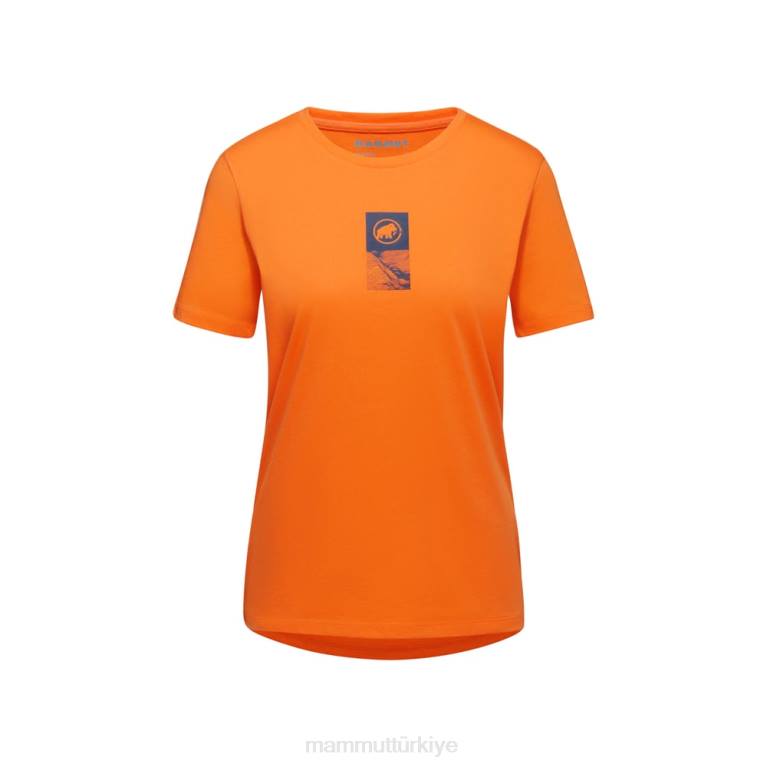 Mammut çekirdek t-shirt amblemi Giyim koyu mandalina kadınlar LV8J900
