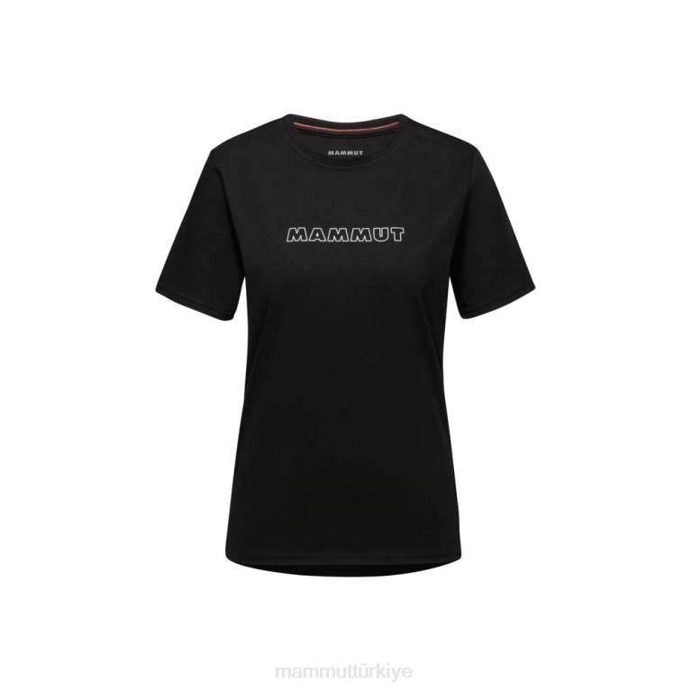 Mammut çekirdek t-shirt logosu Giyim siyah kadınlar LV8J215
