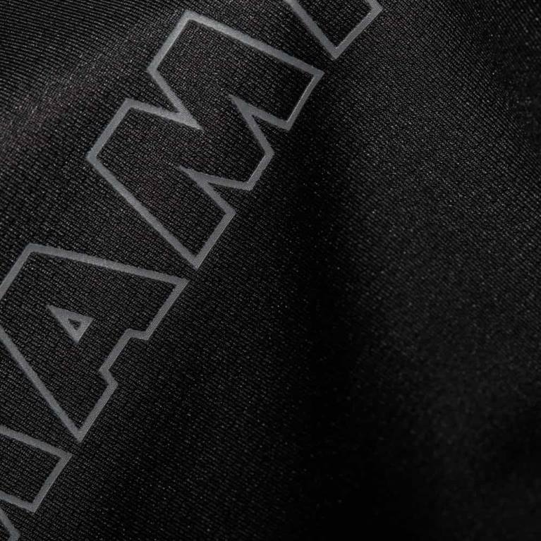 Mammut selun fl tişört logosu Giyim siyah kadınlar LV8J149