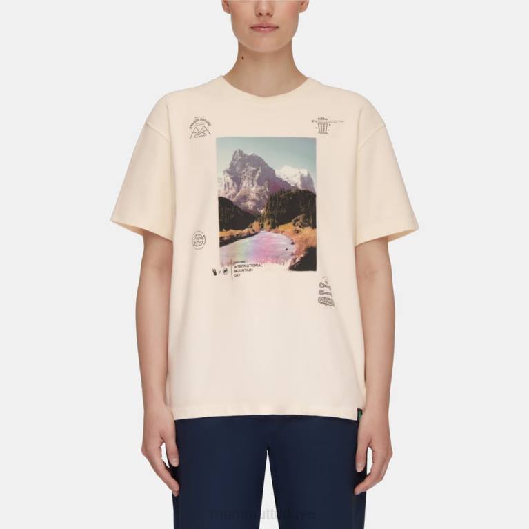 Mammut x dağ günü tişörtü olmadıkça Giyim beyaz kadınlar LV8J205