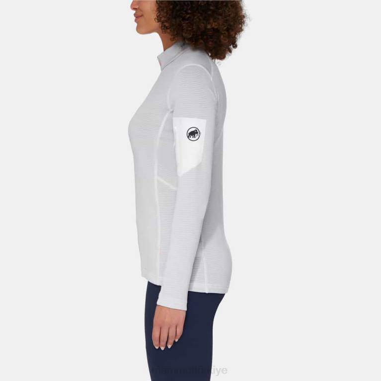 Mammut aenergy hafif ml yarım fermuar çekme Giyim beyaz otoyol kadınlar LV8J167