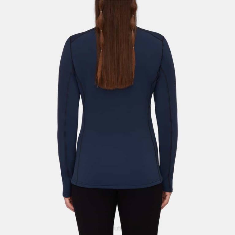 Mammut aenergy ml yarım fermuar çekme Giyim deniz siyahı kadınlar LV8J225