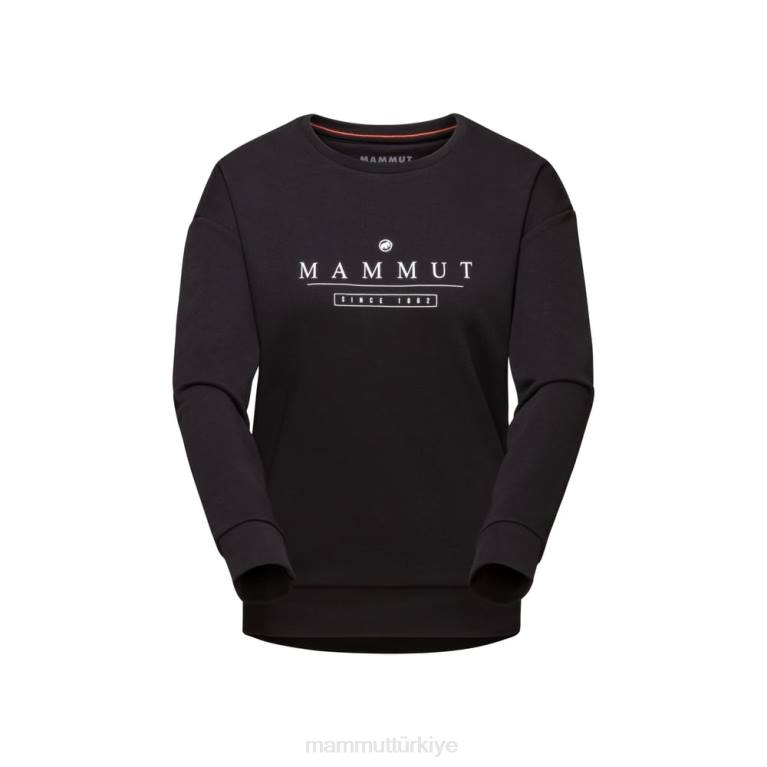 Mammut core ml sıfır yaka logosu Giyim siyah kadınlar LV8J1033