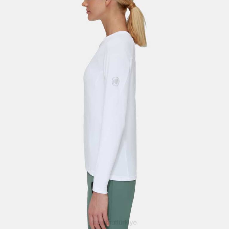 Mammut aegility fl uzun kollu Giyim beyaz kadınlar LV8J1126