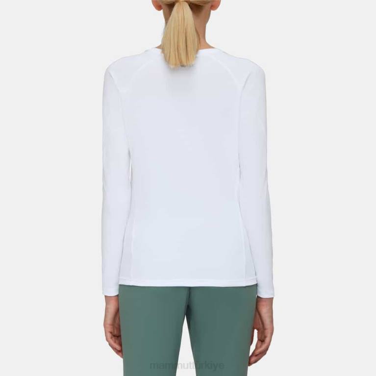 Mammut aegility fl uzun kollu Giyim beyaz kadınlar LV8J1126