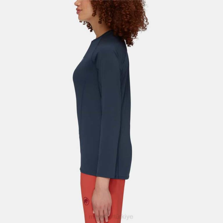 Mammut selun fl uzun kollu logo Giyim deniz kadınlar LV8J868