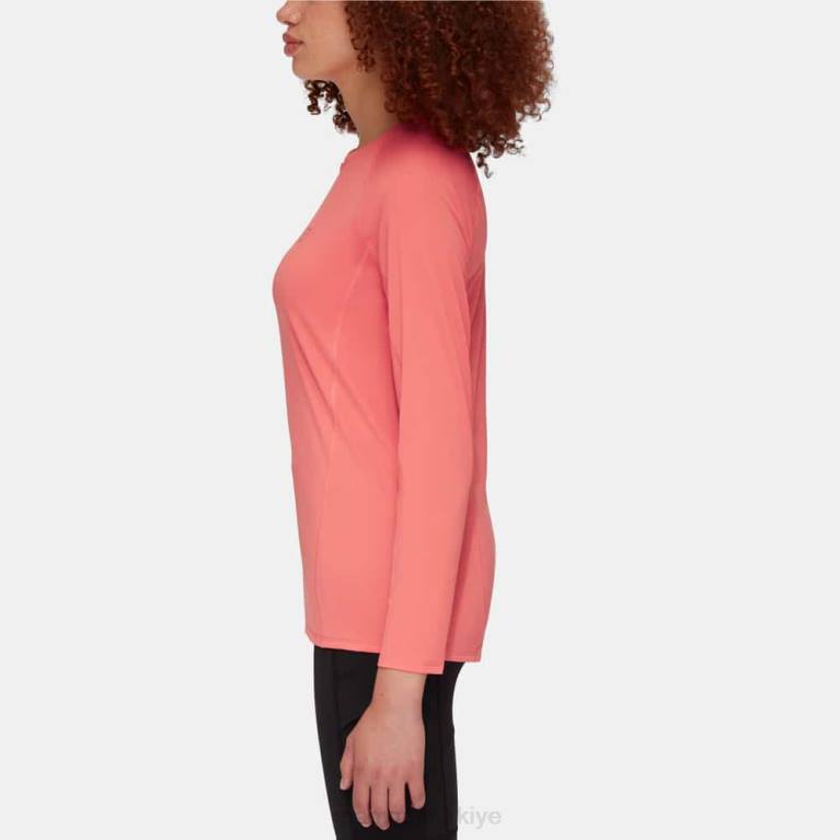 Mammut selun fl uzun kollu logo Giyim somon kadınlar LV8J867