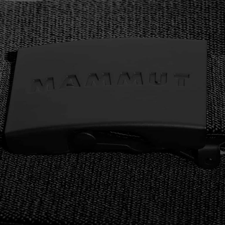 Mammut logosu kemer Aksesuarlar siyah üniseks LV8J287