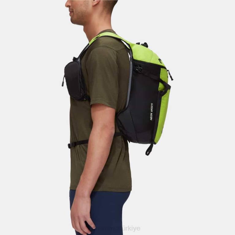 Mammut neon hızı teçhizat yüksek kireç siyahı üniseks LV8J1473