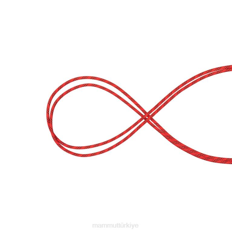 Mammut 10.5 performans statik teçhizat kırmızı siyah üniseks LV8J1427