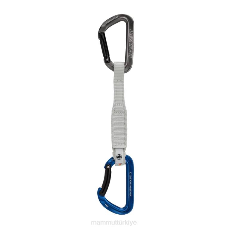 Mammut işgücü kilidi 17 cm hızlı çizim teçhizat gri mavi üniseks LV8J444