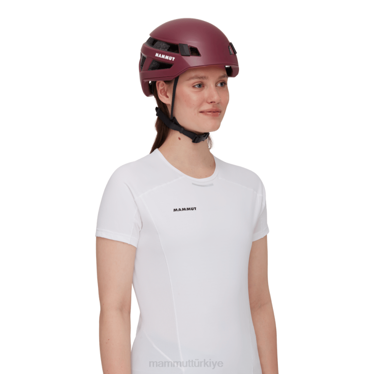 Mammut kaya gönderen kask teçhizat kan kırmızısı üniseks LV8J504