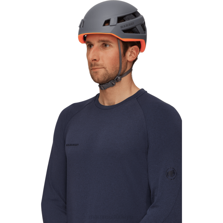 Mammut kaya gönderen kask teçhizat titanyum üniseks LV8J1408