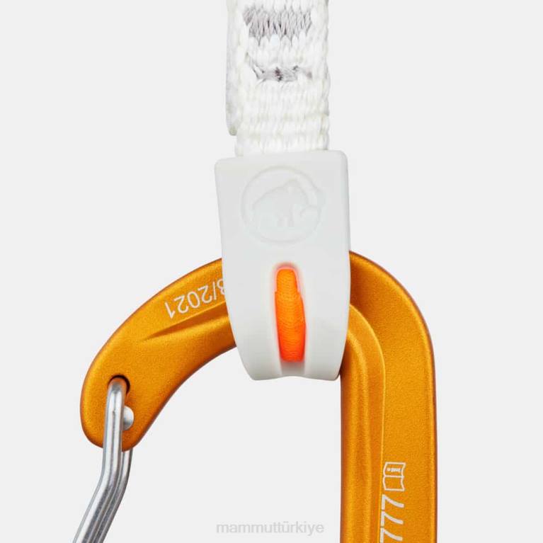 Mammut verici kablosu 17 cm hızlı çekme teçhizat açık gri-altın üniseks LV8J607