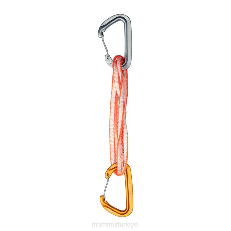 Mammut verici kablosu 60 cm hızlı çekme teçhizat açık gri-altın üniseks LV8J605